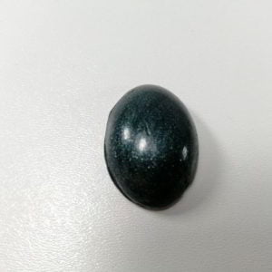 cabochon polimeric oval negru efect