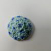 cabochon polimeric rotundflori albastre